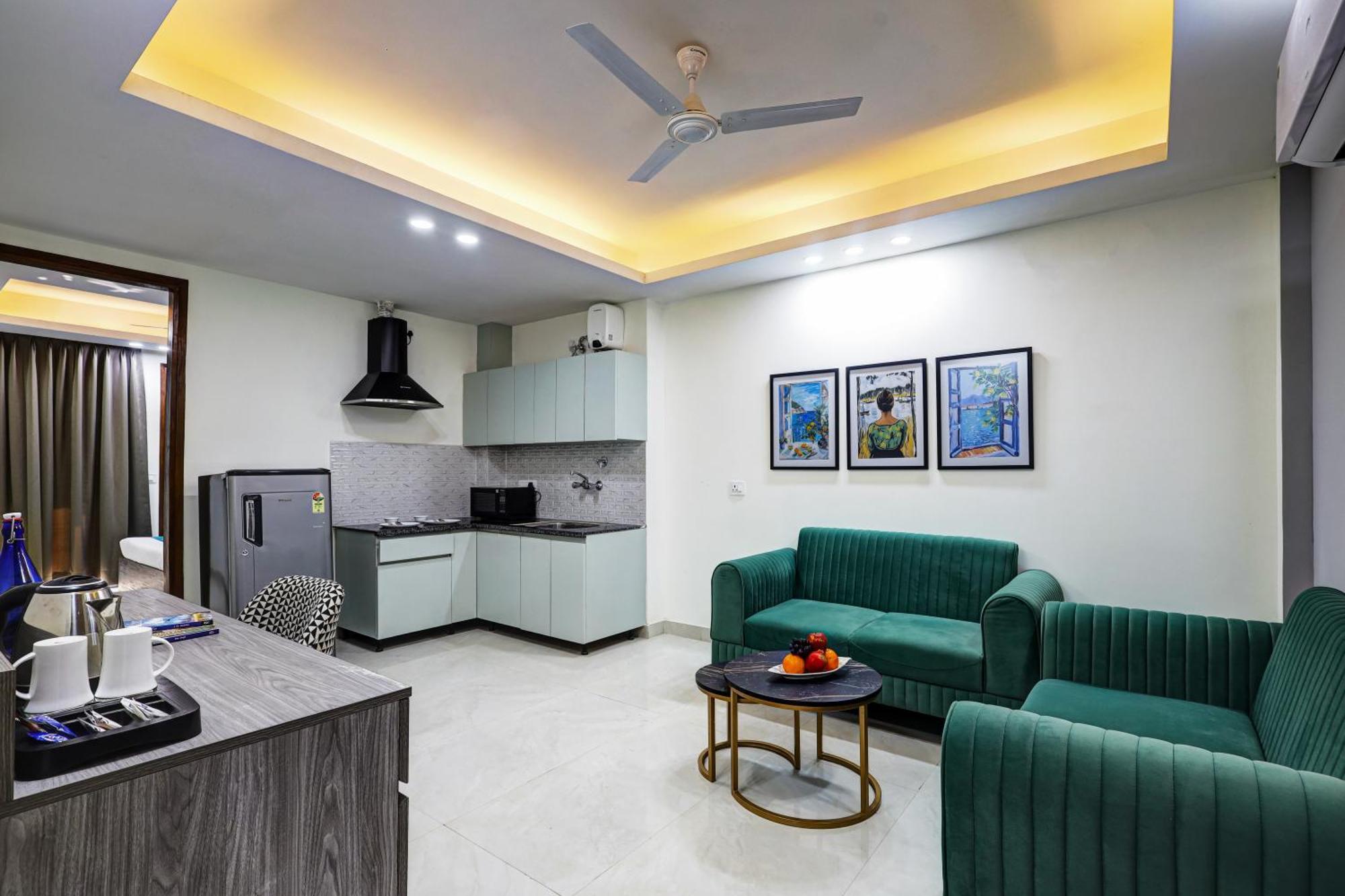 1Bhk Suites Opp Marriott - Huda City Centre Gurgaon Esterno foto