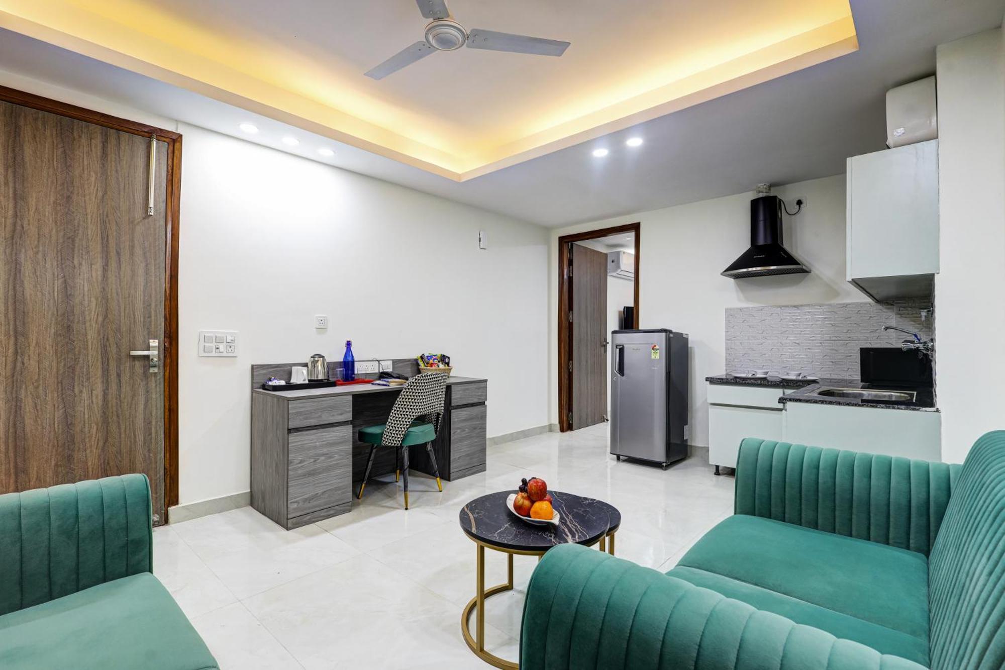 1Bhk Suites Opp Marriott - Huda City Centre Gurgaon Esterno foto